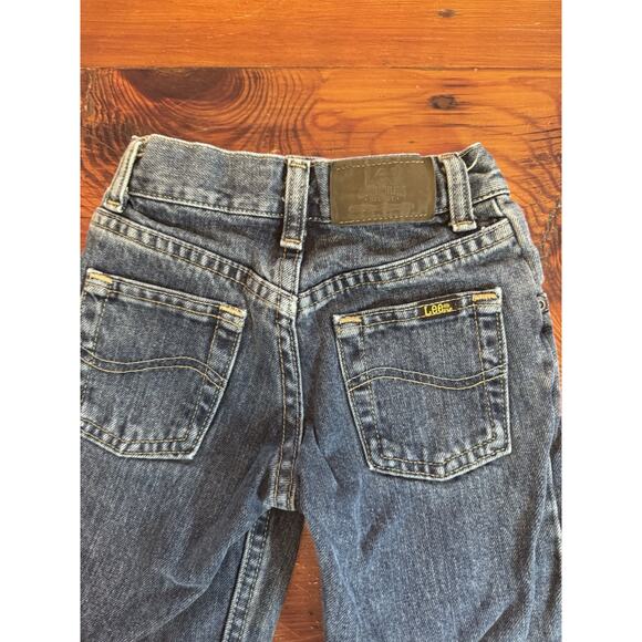 Vintage Lee Premium Toddler Boy Jeans Size 4 Internal Adjustable Waistband - Picture 3 of 12